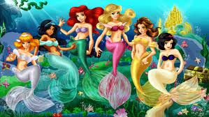 Ariel And Mermaid Friends Sticker Pro