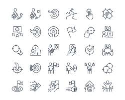 Simple Set Of Target Business Icon Set