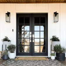 Painted Black Front Doors