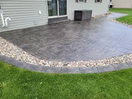 Stained Concrete Patios Before After