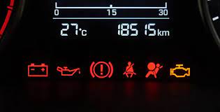 Car Dashboard Icons Stock Images