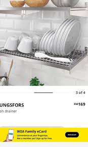Ikea Kungsfors Dish Drainer For Cabinet