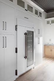 White Fridge With Glass Door