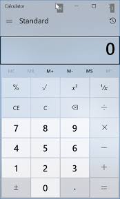 Windows 10 Calculator Keyboard Shortcuts