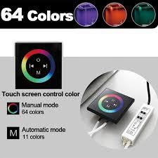 Juno 64 Colors Led Shower Head Fixed