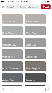 Dulux Grey Colour Chart