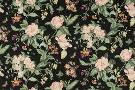 Garden Images Black 666135 The Fabric