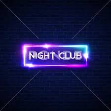 Night Club Neon Sign On Brick Wall 3d