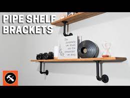 How To Install Pipe Shelf Brackets