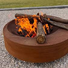 Montana 100cm Rust Fire Pit Bowl
