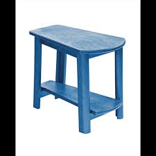 Adirondack Patio Side Table Blue