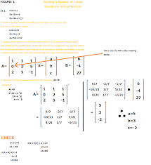 3 Matrix And Solving A System Of Linear