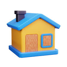 New Home 3d Icon Free