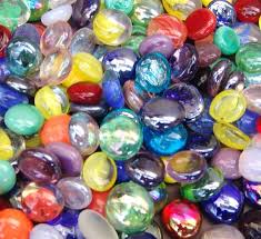 Glass Gems Stones Mosaic Pebbles