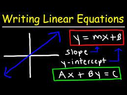 Writing Linear Equations Given Two