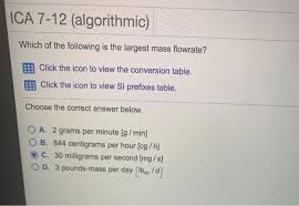 Solved Ica 7 12 Algorithmic Which Of
