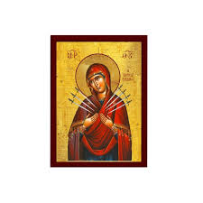 Our Lady Of Sorrows Icon Virgin Mary