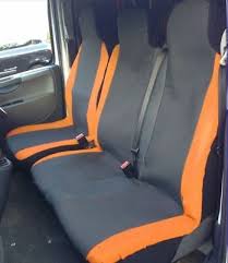 Vauxhall Vivaro Van Seat Covers Orange