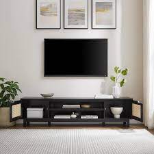 Black Wood Modern Tv Stand