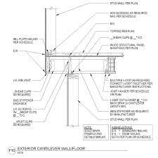 Exterior Cantilever Wall Floor