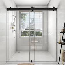 Double Sliding Frameless Shower Door