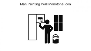 Wall Painting Icon Powerpoint