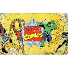 Marvel Comics Canvas Wall Art 36x12