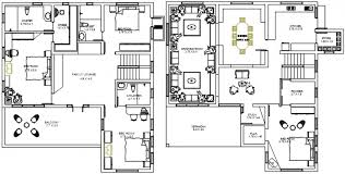 Five Bedroom Bungalow Floor Plan Cad