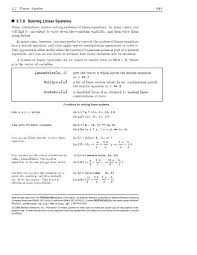 3 7 8 Solving Linear Systems