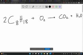 Complete Combustion Of C8h18 In Oxygen