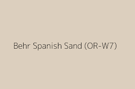 Behr Spanish Sand Or W7 Color Hex Code
