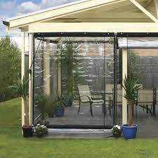 Clear Pvc Outdoor Patio Blinds For