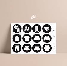 22 Montessori Girl Clothes Pictogram