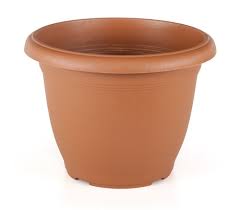 Round Terracotta Plastic Planter