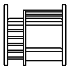 Level Bunk Beds Vector Png Vector Psd
