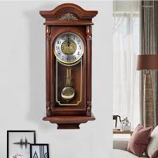 Antique Regulator Wall Clock Silent