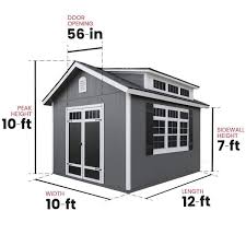 12 Ft Deluxe Multi Purpose Wood Shed