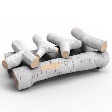 22 Inch 6 Piece Ceramic Fireplace Gas
