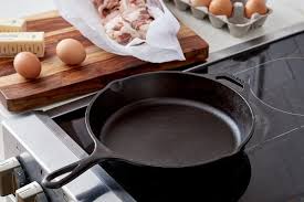 Cast Iron Skillet On A Glass Top Stove