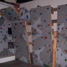 Home Made Rock Climbing Wall Red Wall