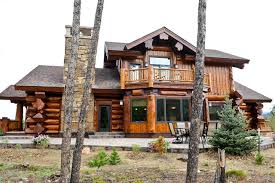 Western Red Cedar Ranch Style Log Home