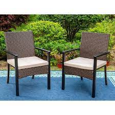 Black 5 Piece Metal Slat Square Table Patio Outdoor Dining Set With Ra