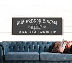 Personalized Theater Decor