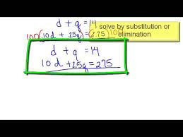 Of Equations Word Problem Coins