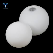 White Matt Glass Ball With Thread Lamp