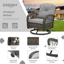 360 Degree Swivel Patio Rocking Chairs