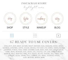 Buy Instagram Story Highlight Icons