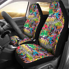 Buy Graffiti Car Seat Covers Colorful