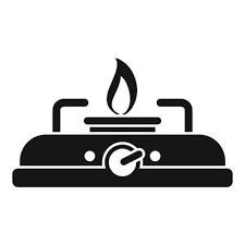 Camping Stove Vector Art Icons And