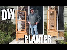 How To Build A Planter Box Trellis